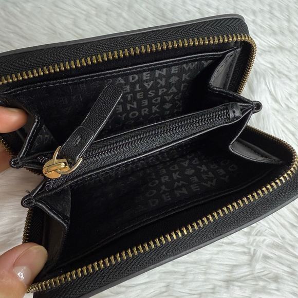 Kate Spade New York  Black Zip Around Wallet - Picture 5 of 11